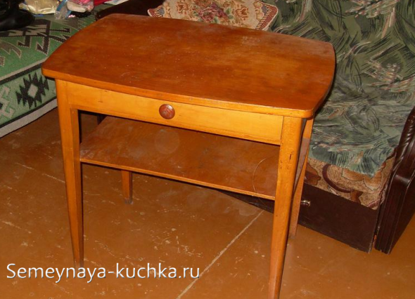 туалетный столик своими руками из журнального старого столика