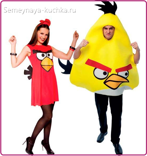 костюмы на день рождения Angry Birds