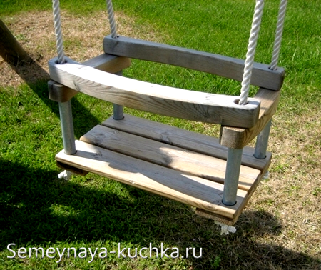 детские качели своими руками